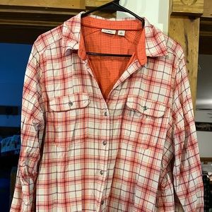 LL Bean Plaid shirt Sz large